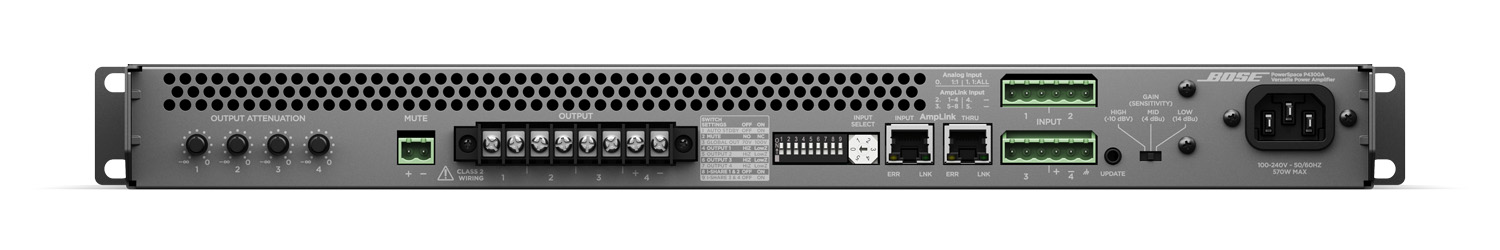 Bose P4300A 功放機(jī) 接口界面圖