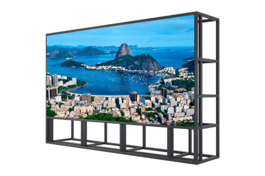 艾比森 NX系列 商業LED顯示屏 鋼結構落地安裝效果圖